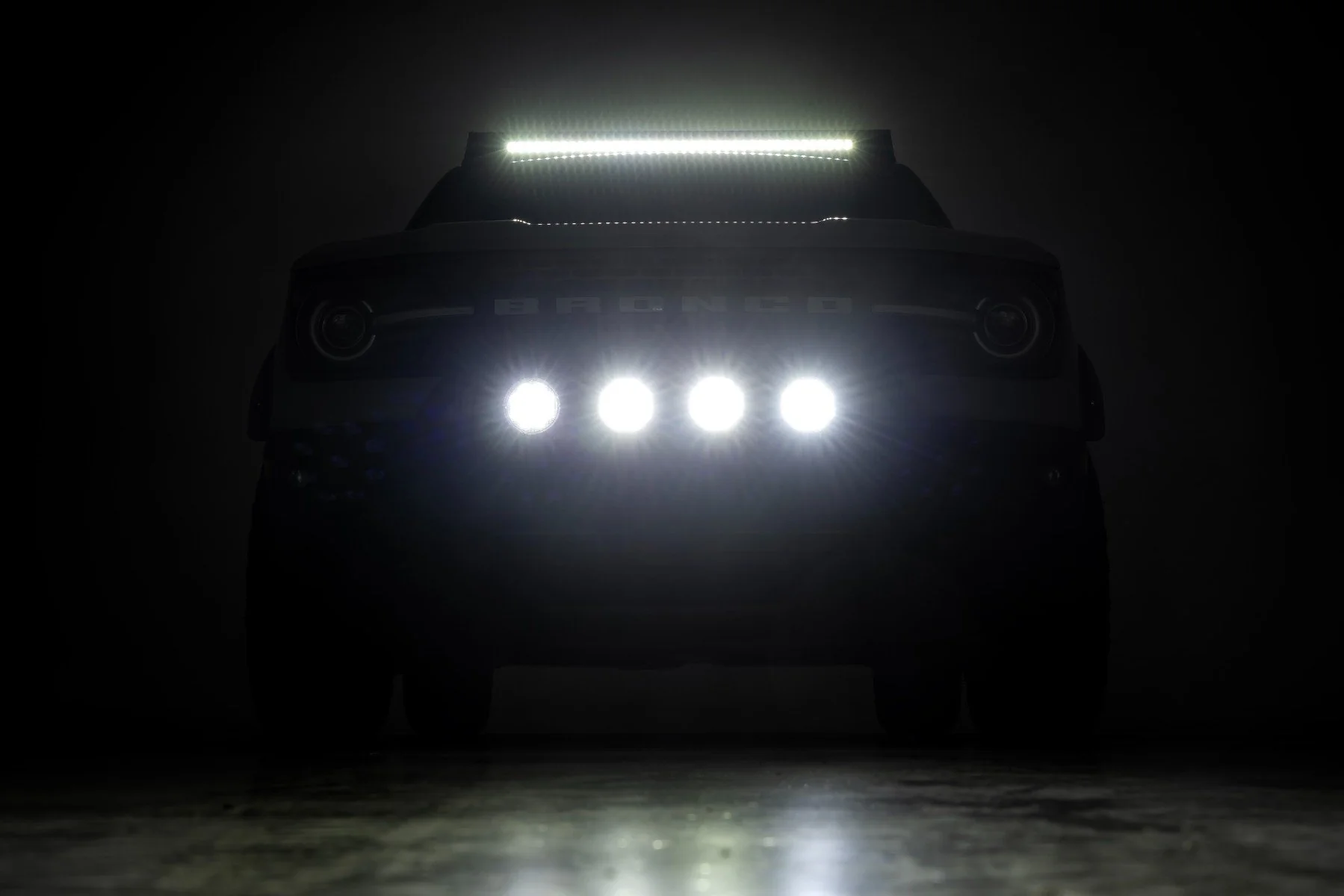 Rough Country Nudge Bar w/ Tow Hooks Spectrum LED for Ford Bronco Sport (21-24) 51157 - Image 6