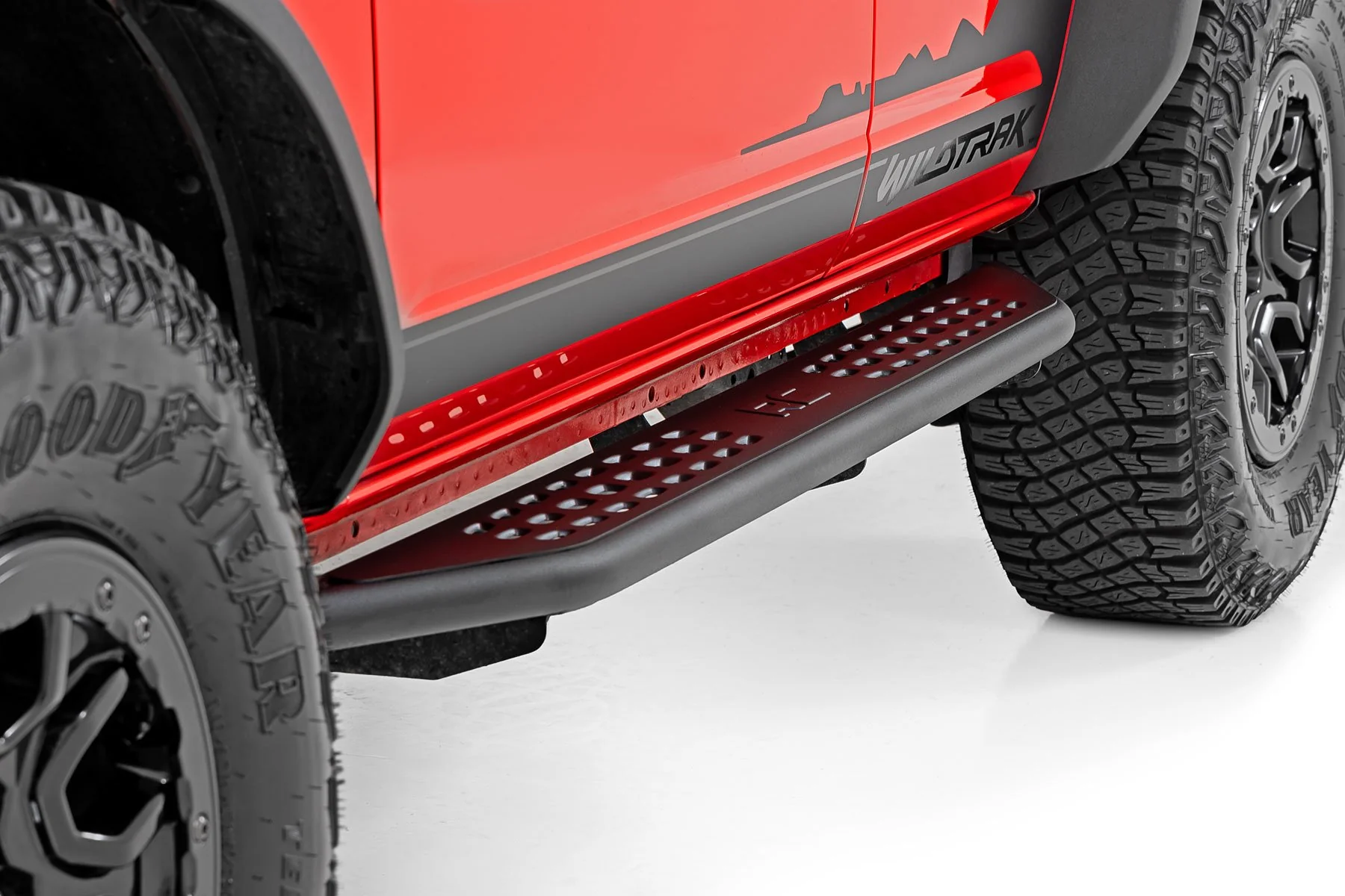 Rough Country OV2 Running Boards Side Step Bars 4DR Ford Bronco 21-24 14007 - Image 4