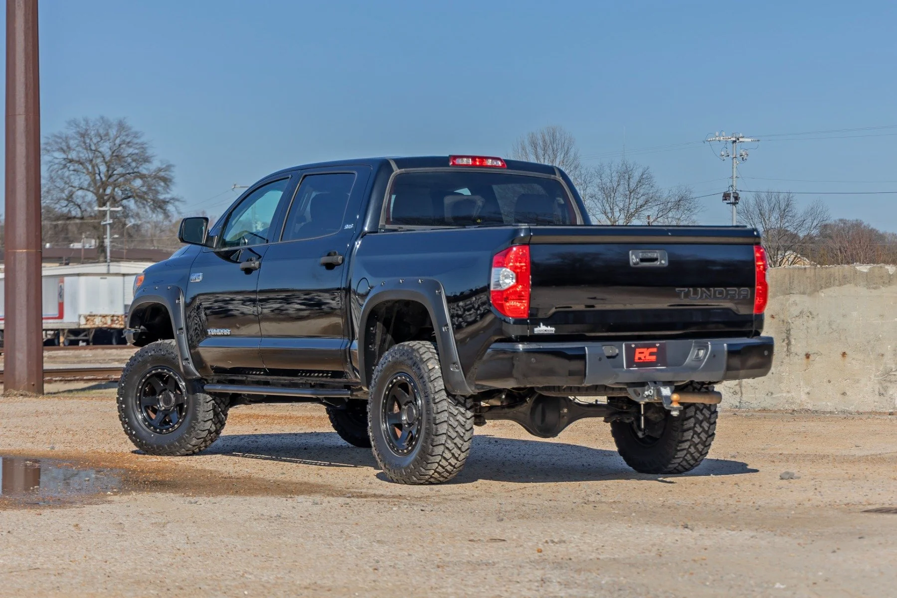 Rough Country OV2 Running Boards Side Step Bars Crew Cab Toyota Tundra 07-21 14005 - Image 6