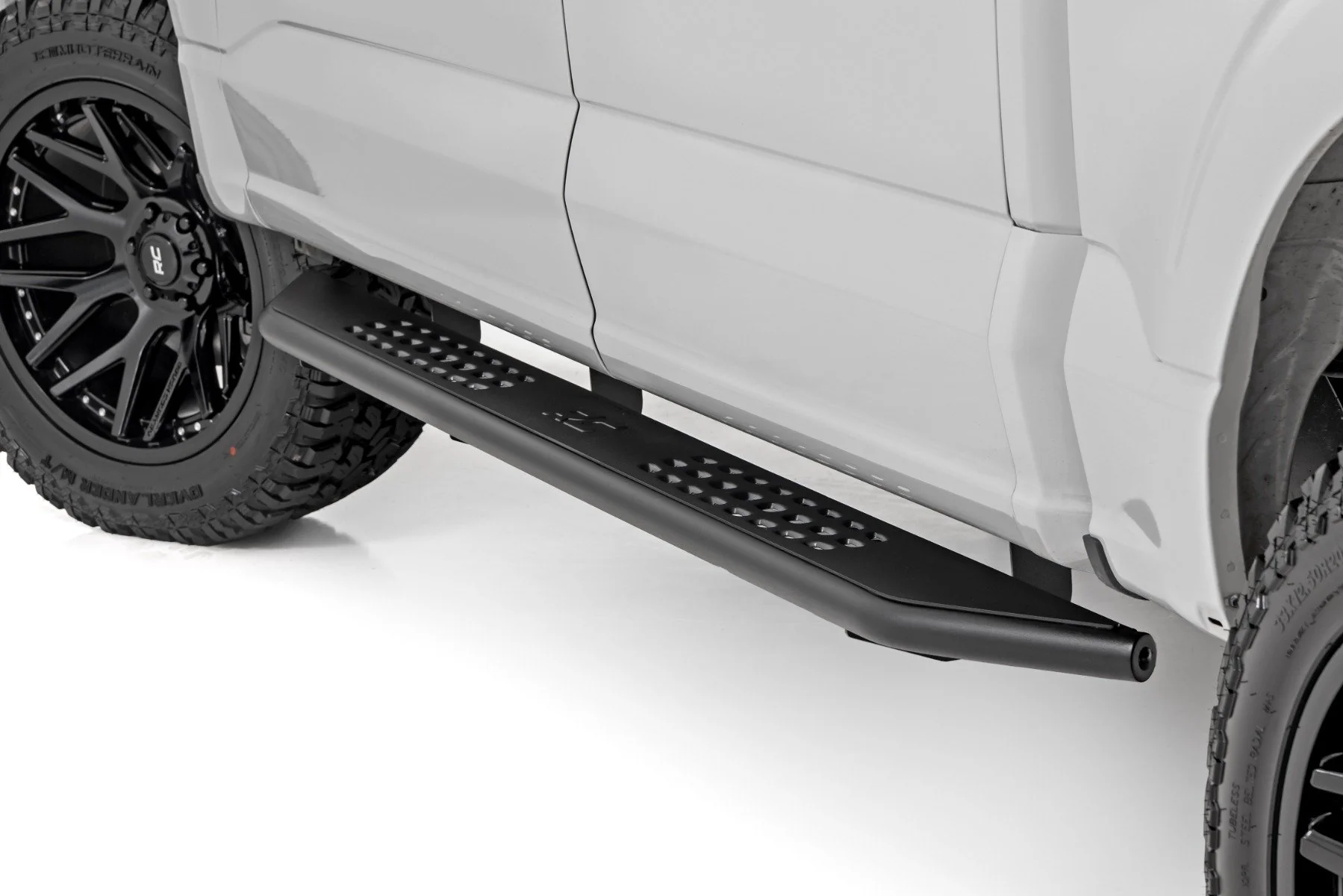 Rough Country OV2 Running Boards Side Steps Crew Cab Ford 150 15-24 14011