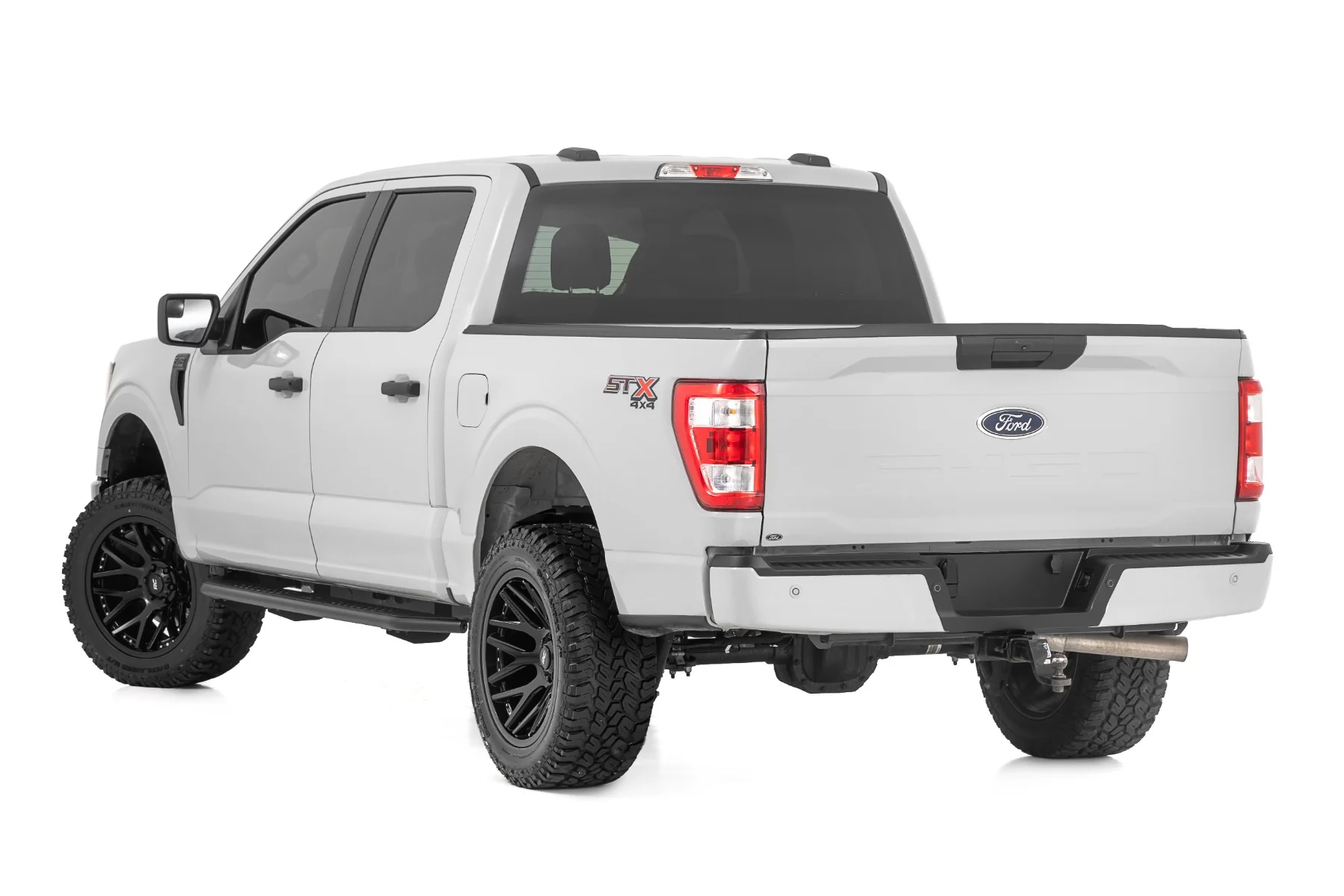 Rough Country OV2 Running Boards Side Steps Crew Cab Ford 150 15-24 14011 - Image 2