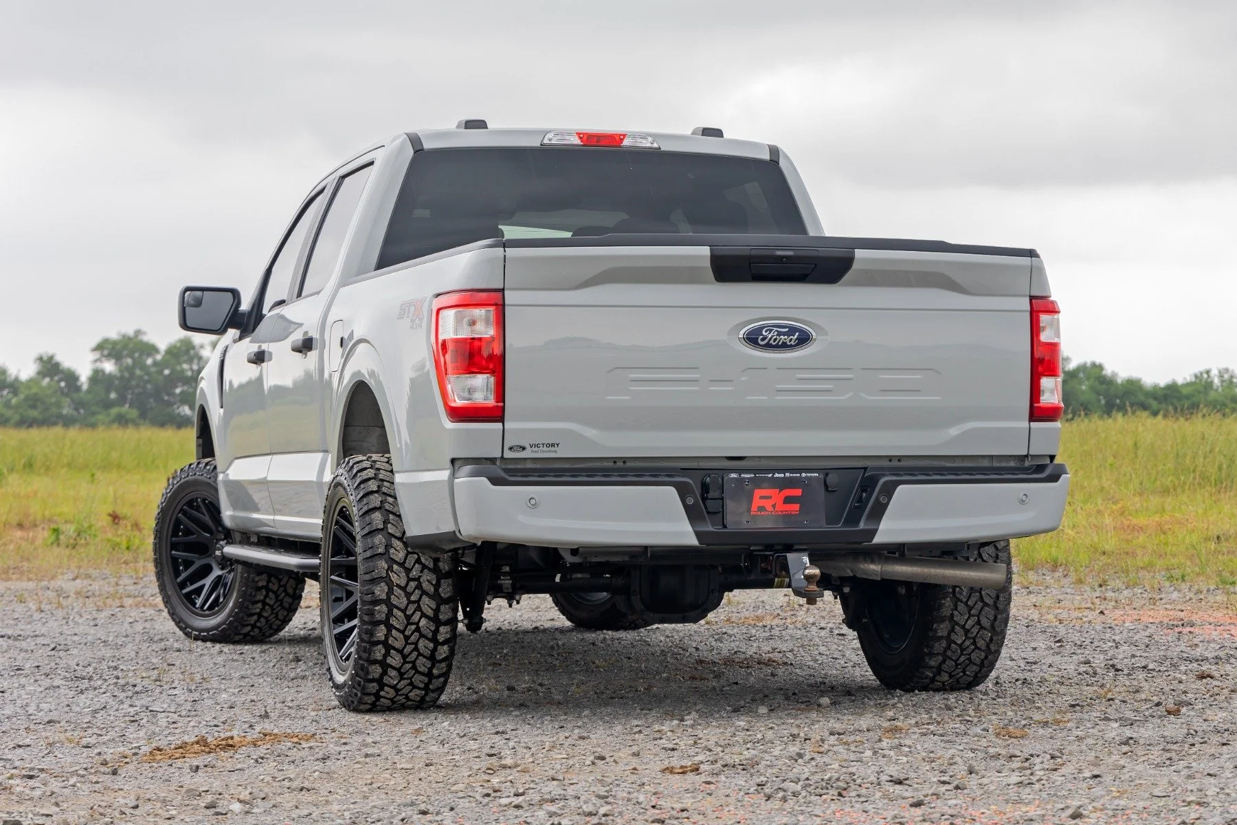Rough Country OV2 Running Boards Side Steps Crew Cab Ford 150 15-24 14011 - Image 6