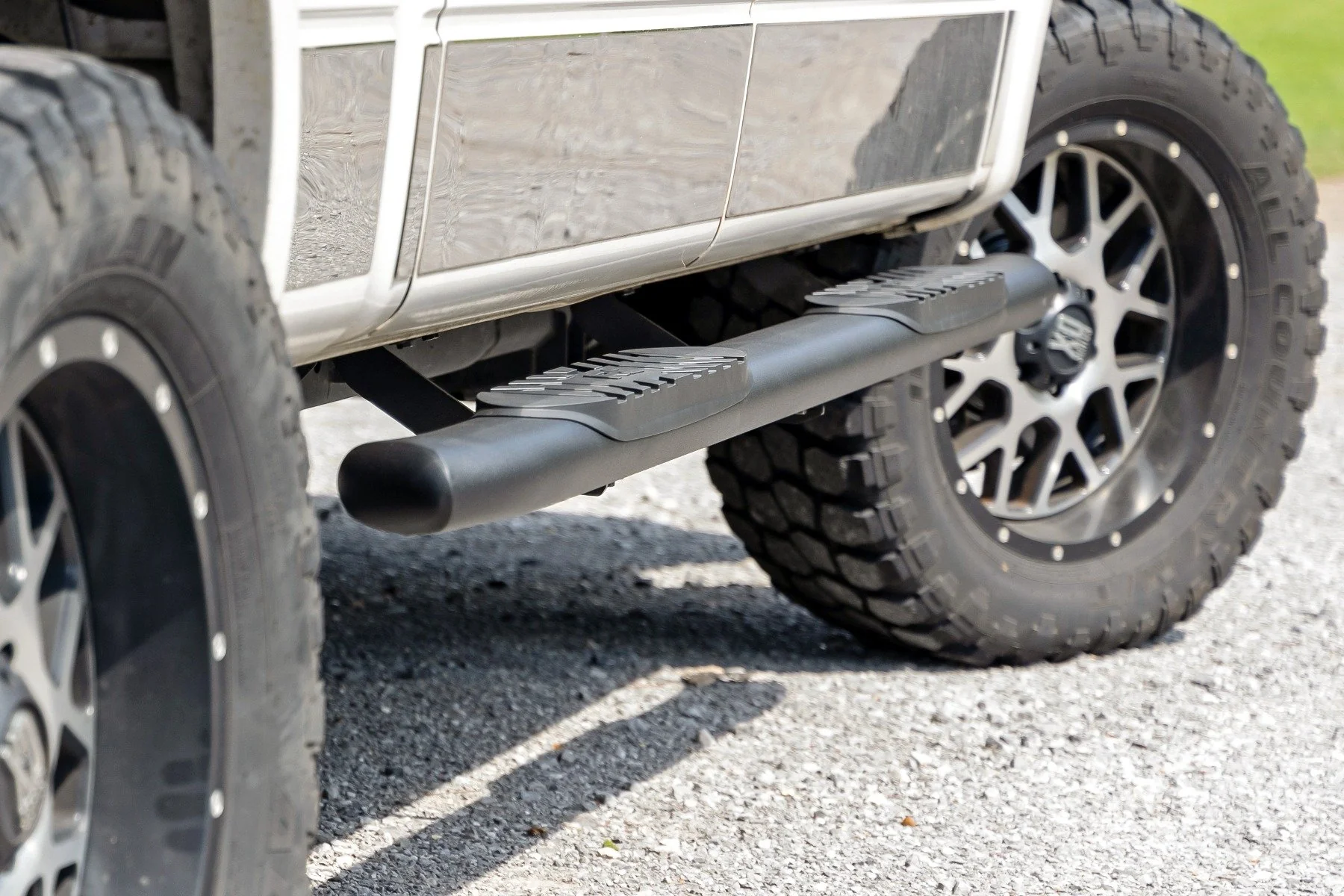 Rough Country Oval Nerf Step Crew Cab Black Ford F-150 2WD/4WD 2009-2014 21007 - Image 6