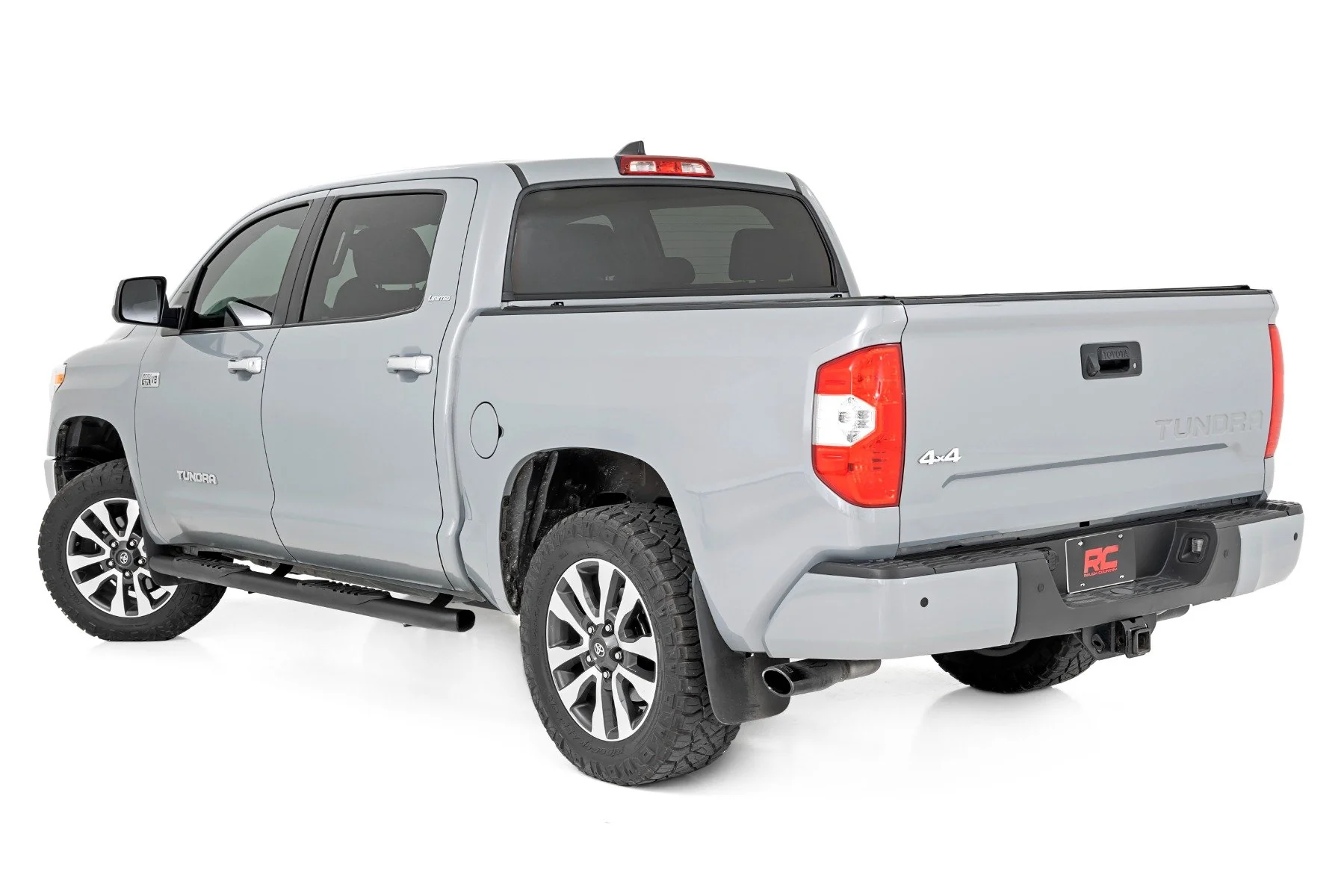 Rough Country Oval Nerf Step Crew Cab Black Toyota Tundra 2WD/4WD (07-21) 21009 - Image 4