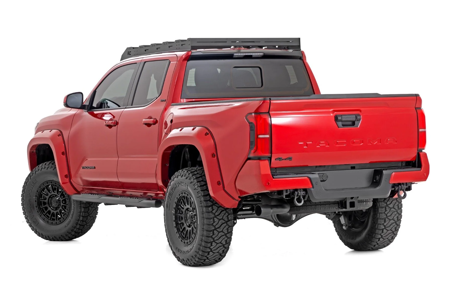 Rough Country Oval Nerf Step Double Cab Black Toyota Tacoma 2024 21017 - Image 3