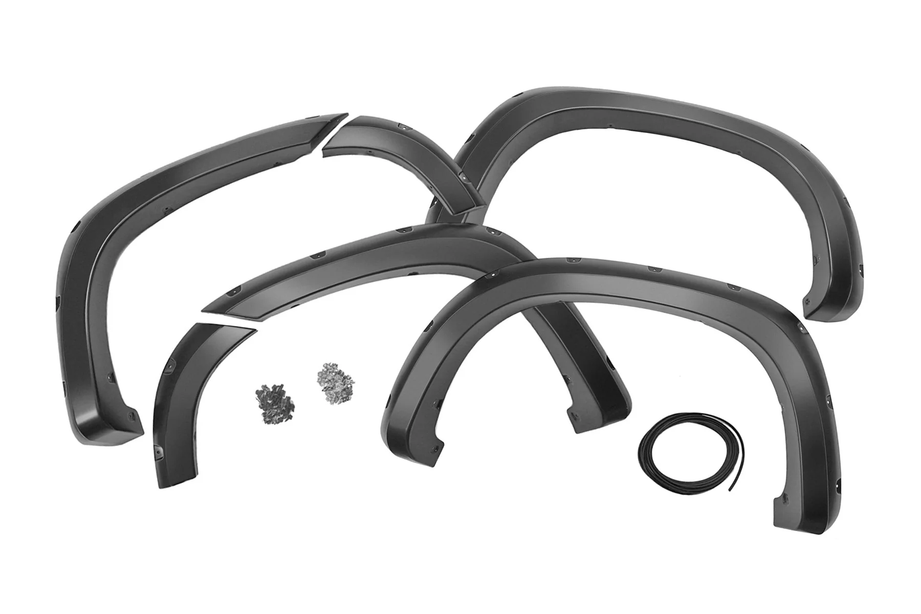 Rough Country Pocket Fender Flare Chevy Silverado 1500 19-25 White F-C11911A-GAZ
