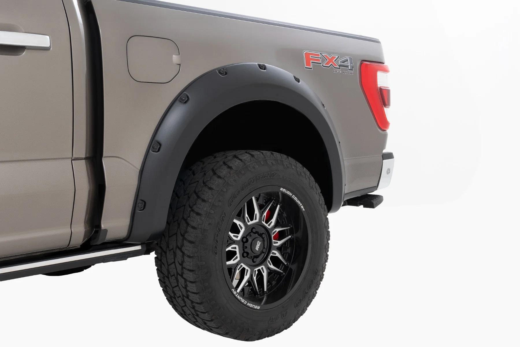 Rough Country Pocket Fender Flare G4 Azure Gray Ford F150 21-24 F-F20911B-G4 - Image 3
