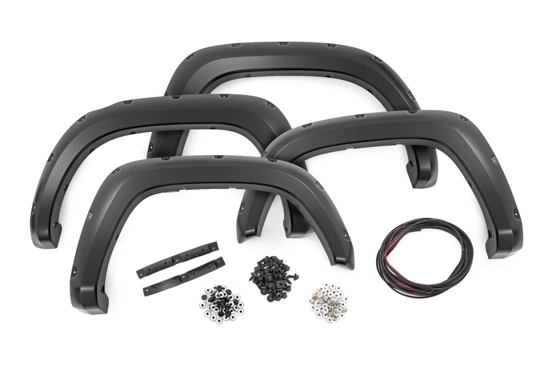 Rough Country Pocket Fender Flares 1G3 Magnetic Grey for Toyota Tacoma 16-23 F-T11621A-1G3