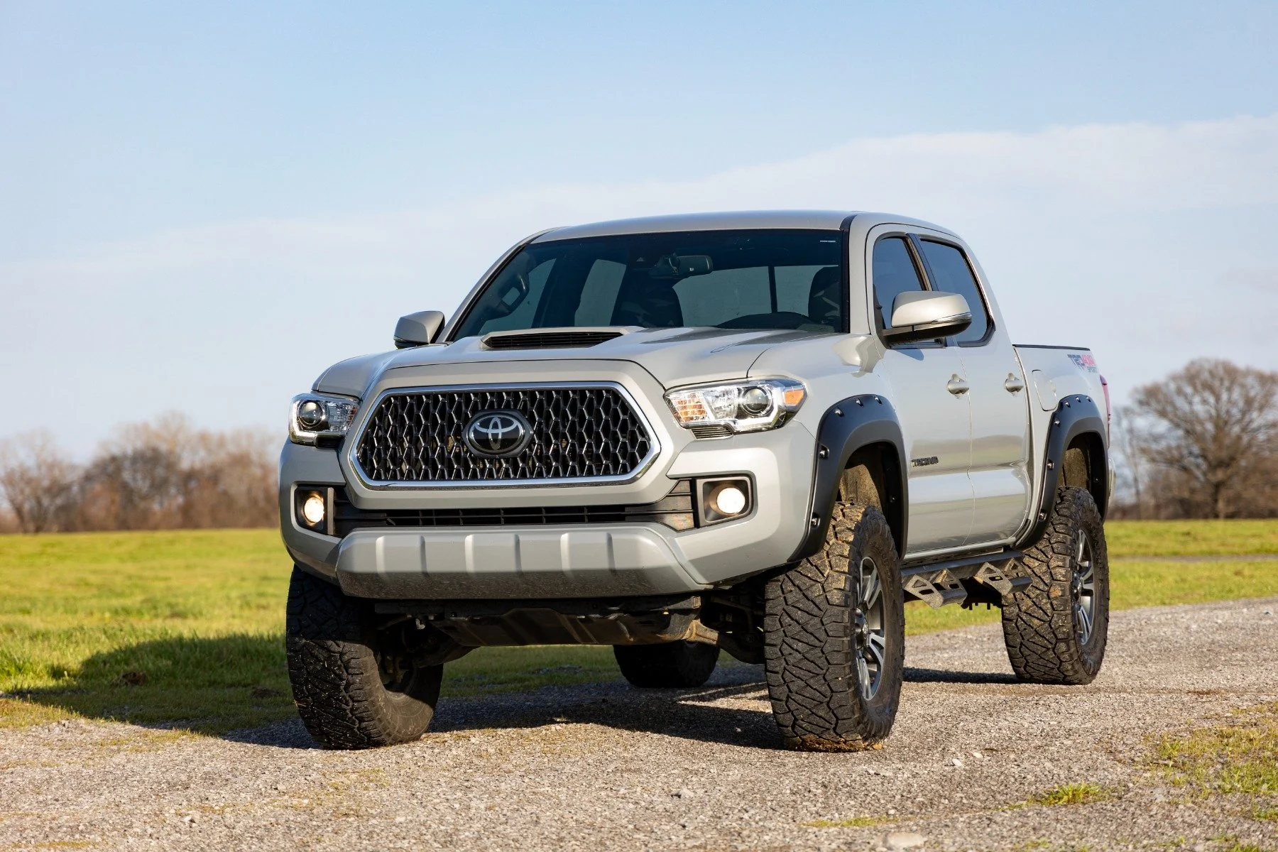 Rough Country Pocket Fender Flares | 1J9 Celestial Silver Metallic | for Toyota Tacoma (16-23) F-T11621A-1J9 - Image 2