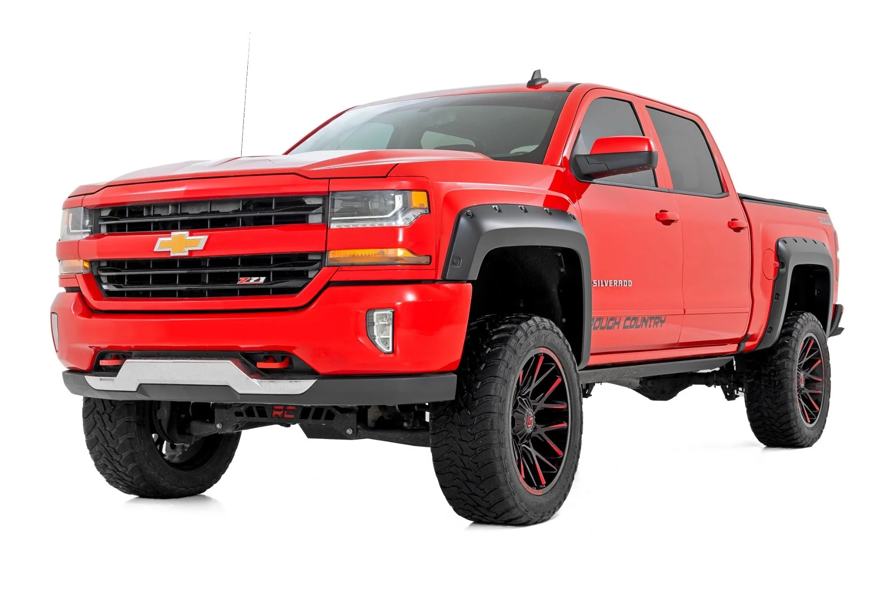Rough Country Pocket Fender Flares 5'9" GXG Tungsten Chevy 1500 14-18 & Classic F-C11413A-GXG - Image 3