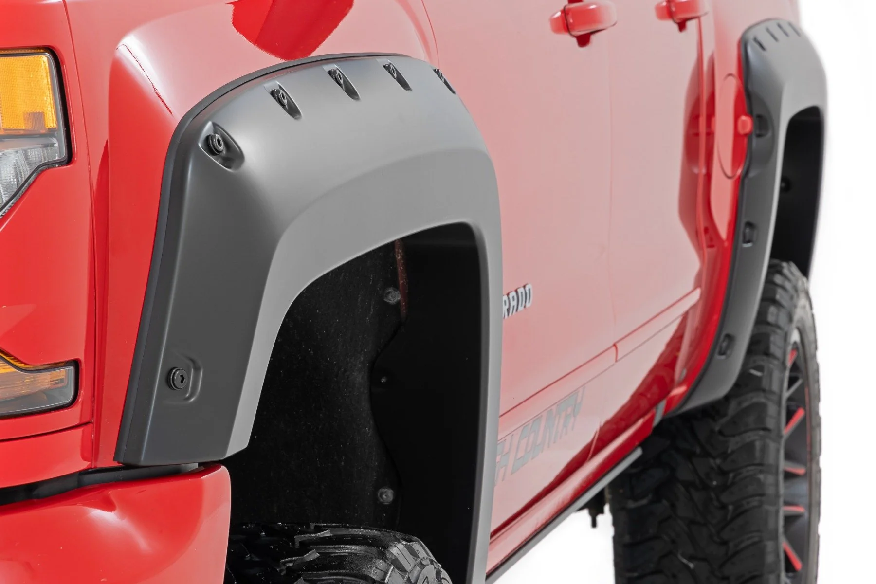 Rough Country Pocket Fender Flares 5'9" GXG Tungsten Chevy 1500 14-18 & Classic F-C11413A-GXG - Image 4