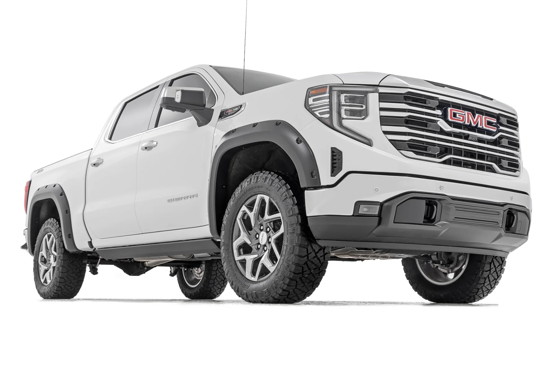 Rough Country Pocket Fender Flares 5IS Silver Ice GMC Sierra 1500 19-24 F-C11950A-5IS - Image 5