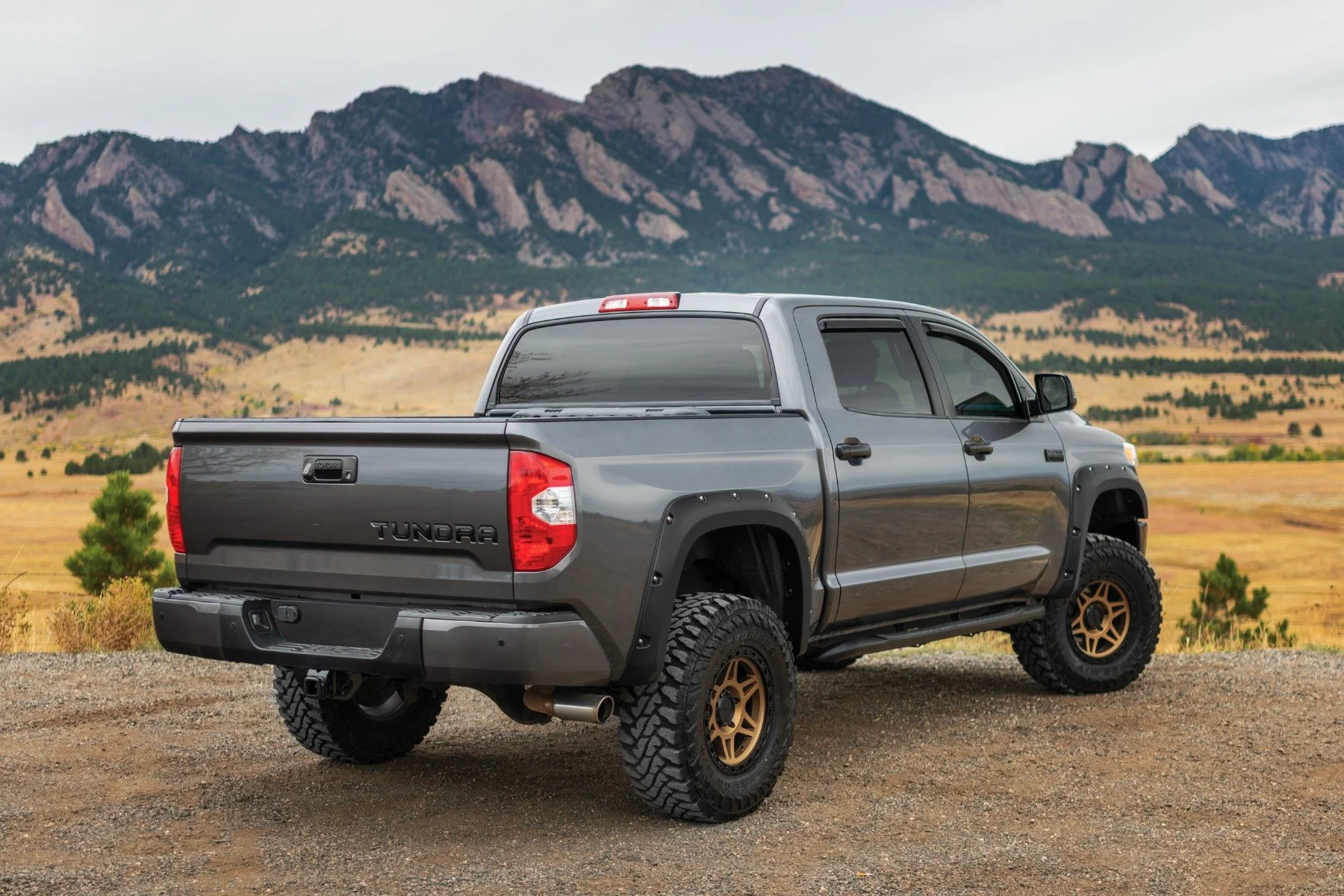 Rough Country Pocket Fender Flares 6V7 Army Green for Toyota Tundra 14-21 F-T11411A-6V7 - Image 4