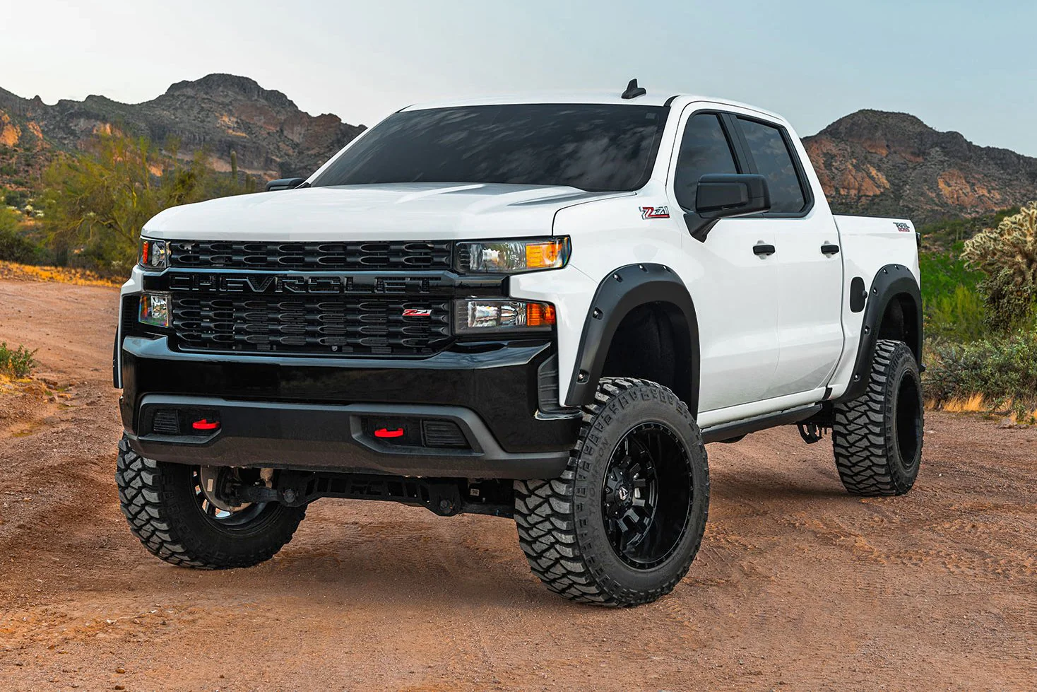 Rough Country Pocket Fender Flares Black Chevy Silverado 1500 22-23 F-C12211-GBA - Image 5