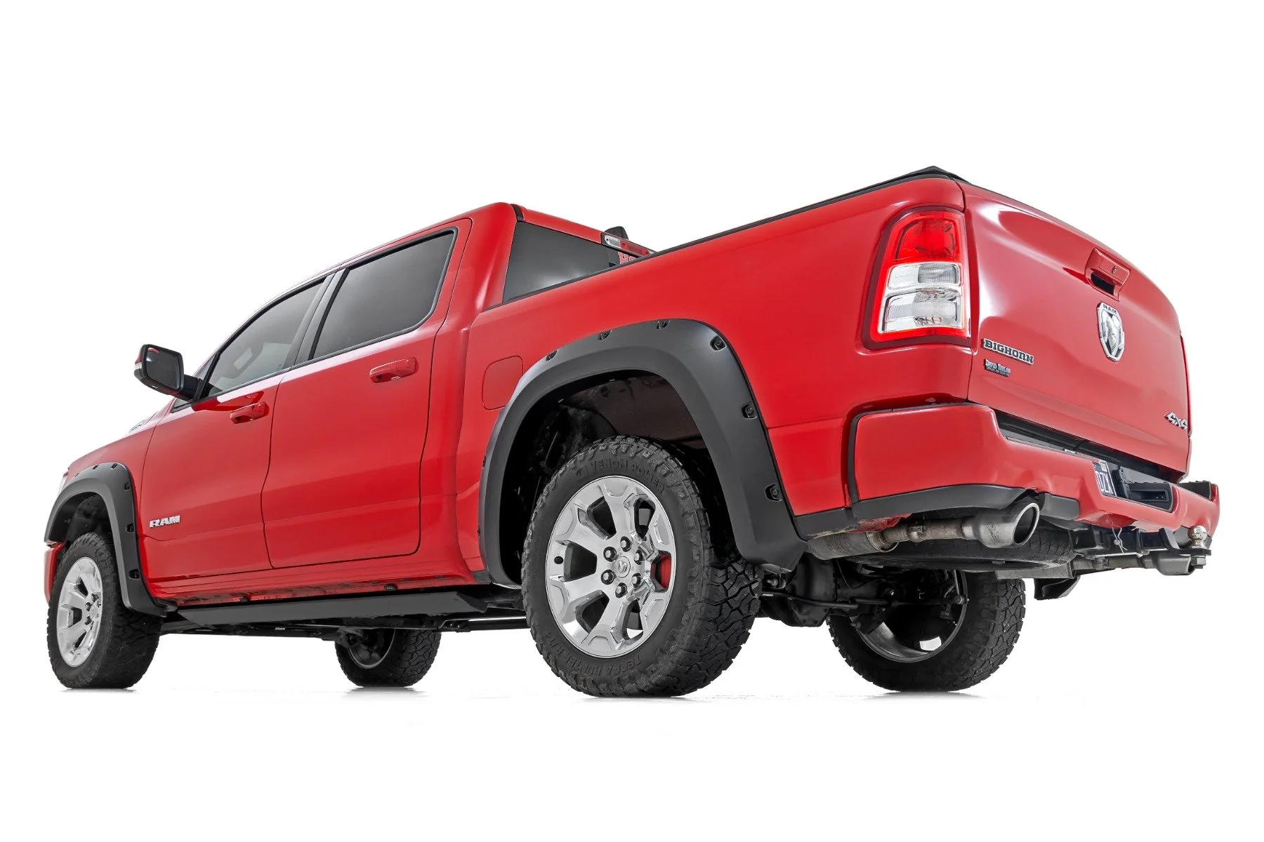 Rough Country Pocket Fender Flares for Ram 1500 19-22 White F-D10914A-PW7 - Image 2