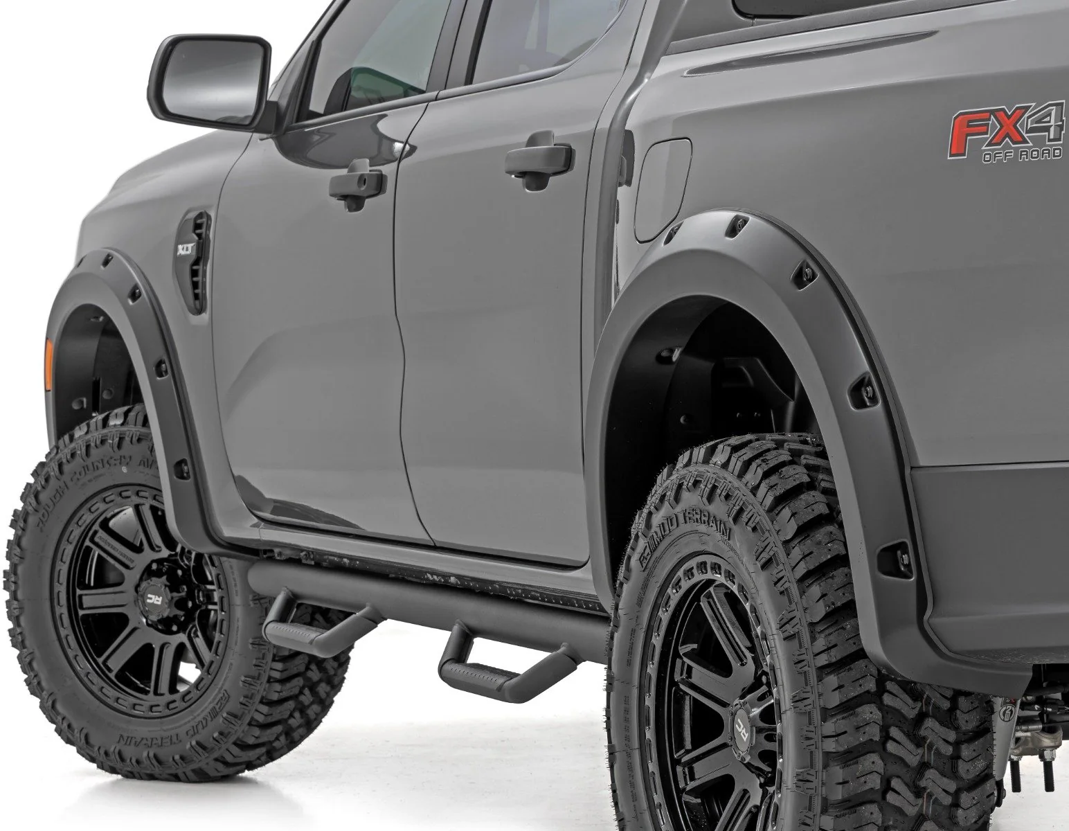 Rough Country Pocket Fender Flares G1 Absolute Black Ford Ranger 2024 F-F12401-G1