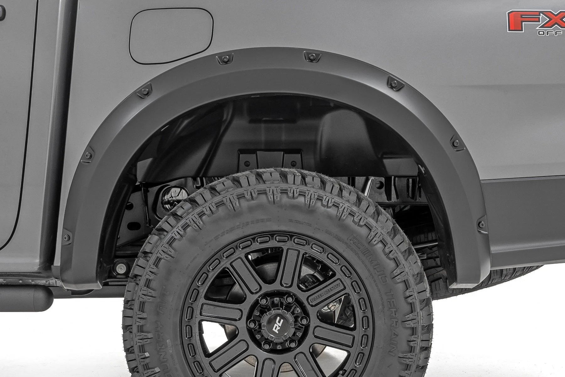 Rough Country Pocket Fender Flares G1 Absolute Black Ford Ranger 2024 F-F12401-G1 - Image 5