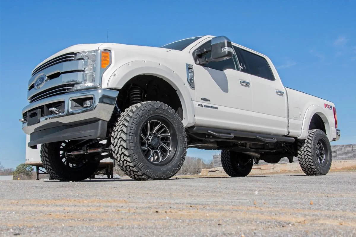 Rough Country Pocket Fender Flares G1 Black Ford SuperDuty 17-22 F-F21112-G1 - Image 2