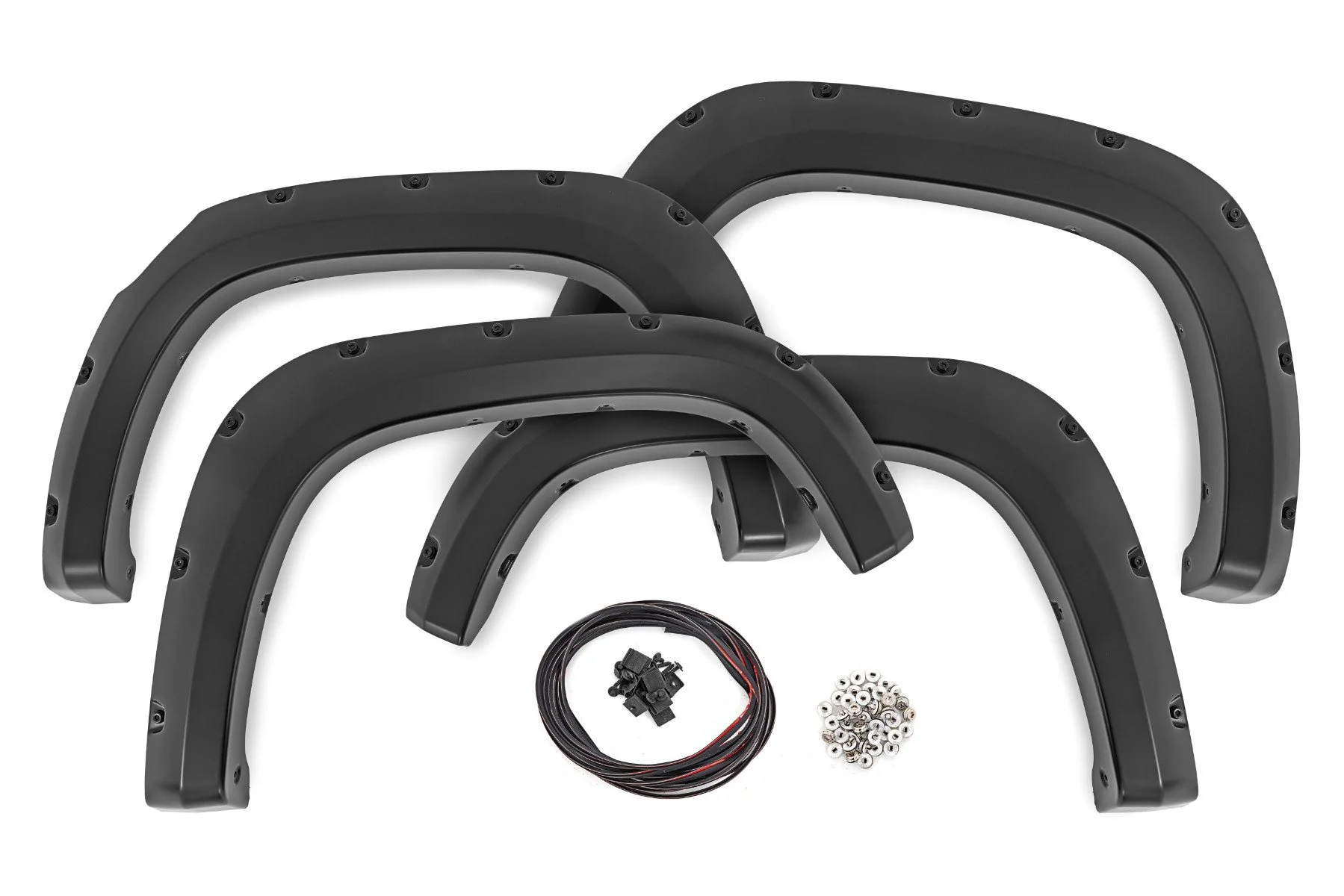 Rough Country Pocket Fender Flares GBA Black Chevy Colorado 23-24 F-C12311-GBA