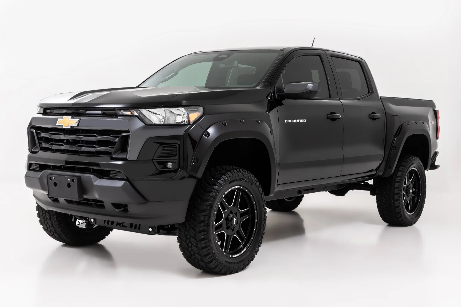 Rough Country Pocket Fender Flares | GBF Sunrise Orange | Chevy Colorado 23-26 F-C12311-GBF - Image 3