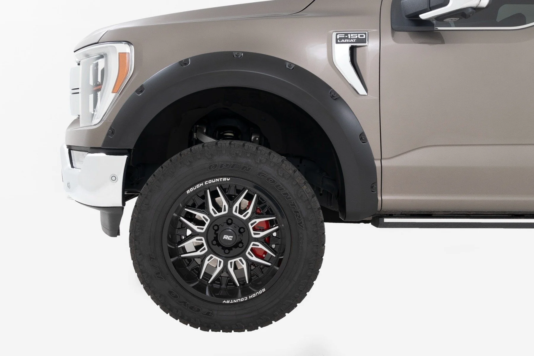Rough Country Pocket Fender Flares JS Iconic Silver for Ford F150 21-25 F-F20911B-JS - Image 4
