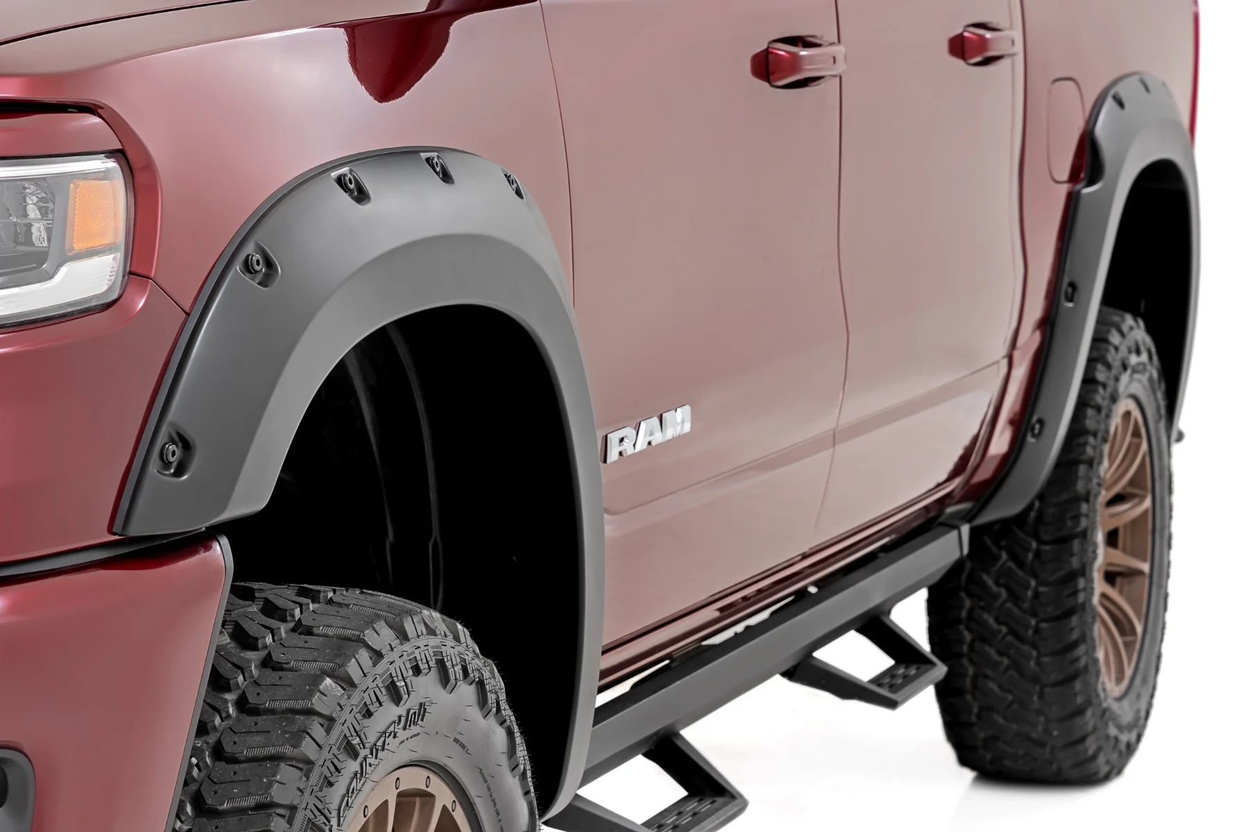 Rough Country Pocket Fender Flares PSC Billet Silver Ram 1500 2025 F-D319205-PSC - Image 5