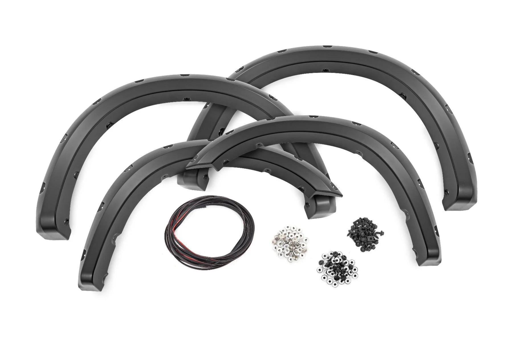 Rough Country Pocket Fender Flares | PSE Silver Zynith | for Ram 2500/3500 19-26 F-D10917A-PSE