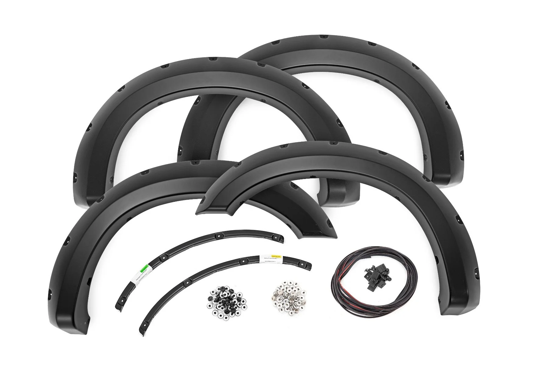 Rough Country Pocket Fender Flares Z1 Oxford White for Ford F250/F350 11-16 F-F21111A-Z1