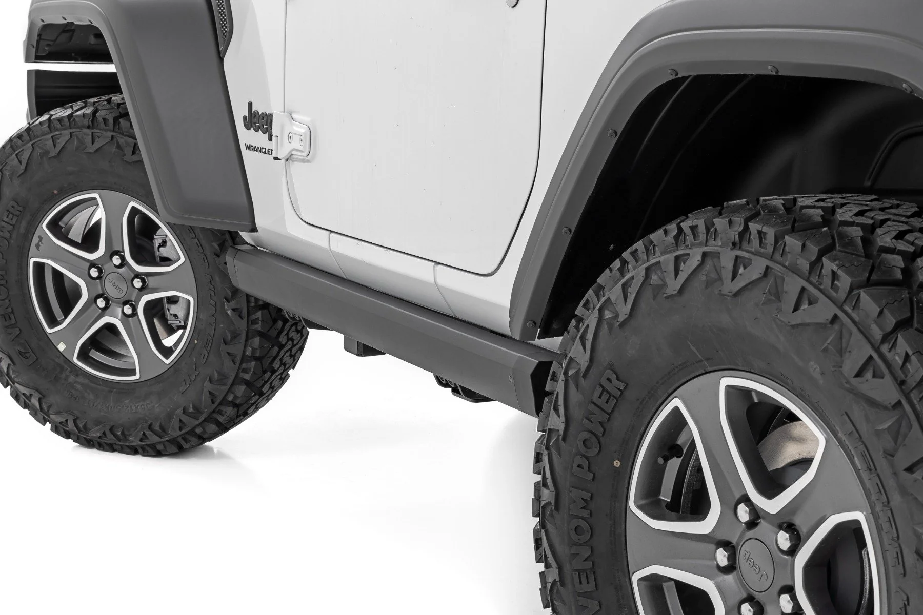 Rough Country Power Running Boards Lighted 2DR Wrangler JL 18-23 PSR61030 - Image 2