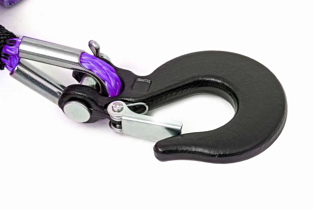 Rough Country Purple 1/4in Synthetic Winch Rope UTV, ATV RS162 - Image 2