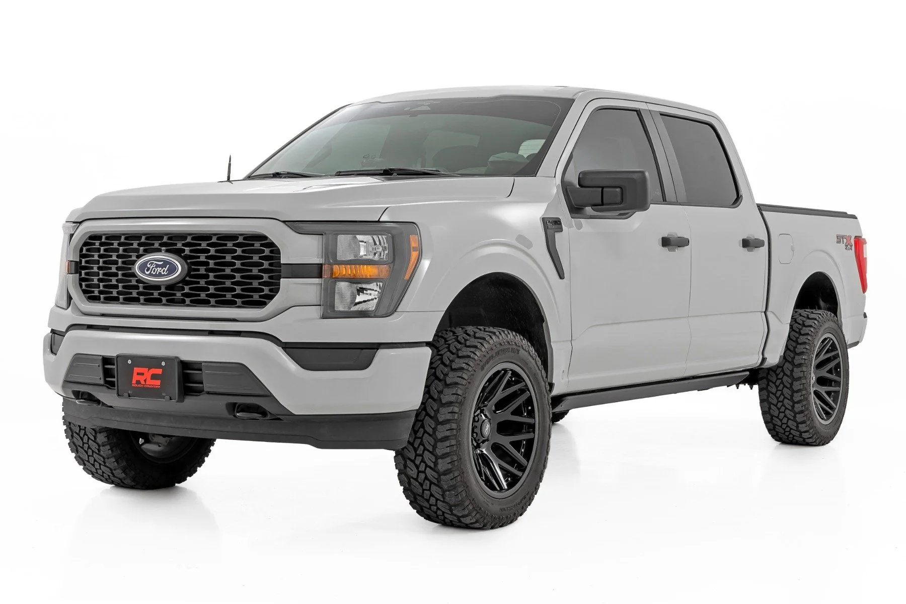 Rough Country Pwr Running Boards HT-Series Crew Cab for Ford F-150/250/350 15-26 ESR71520 - Image 3