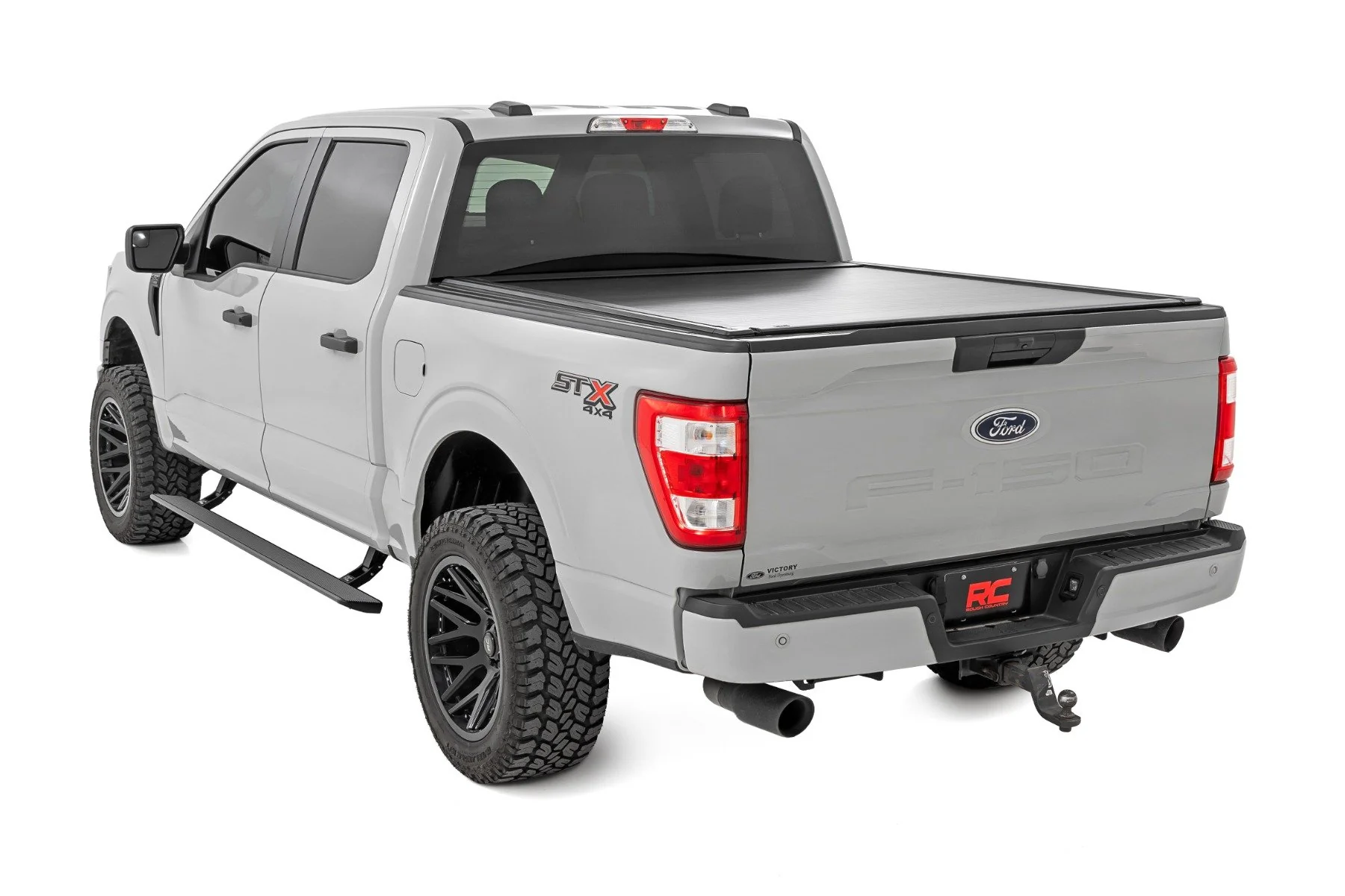 Rough Country Pwr Running Boards HT-Series Crew Cab for Ford F-150/250/350 15-26 ESR71520 - Image 4