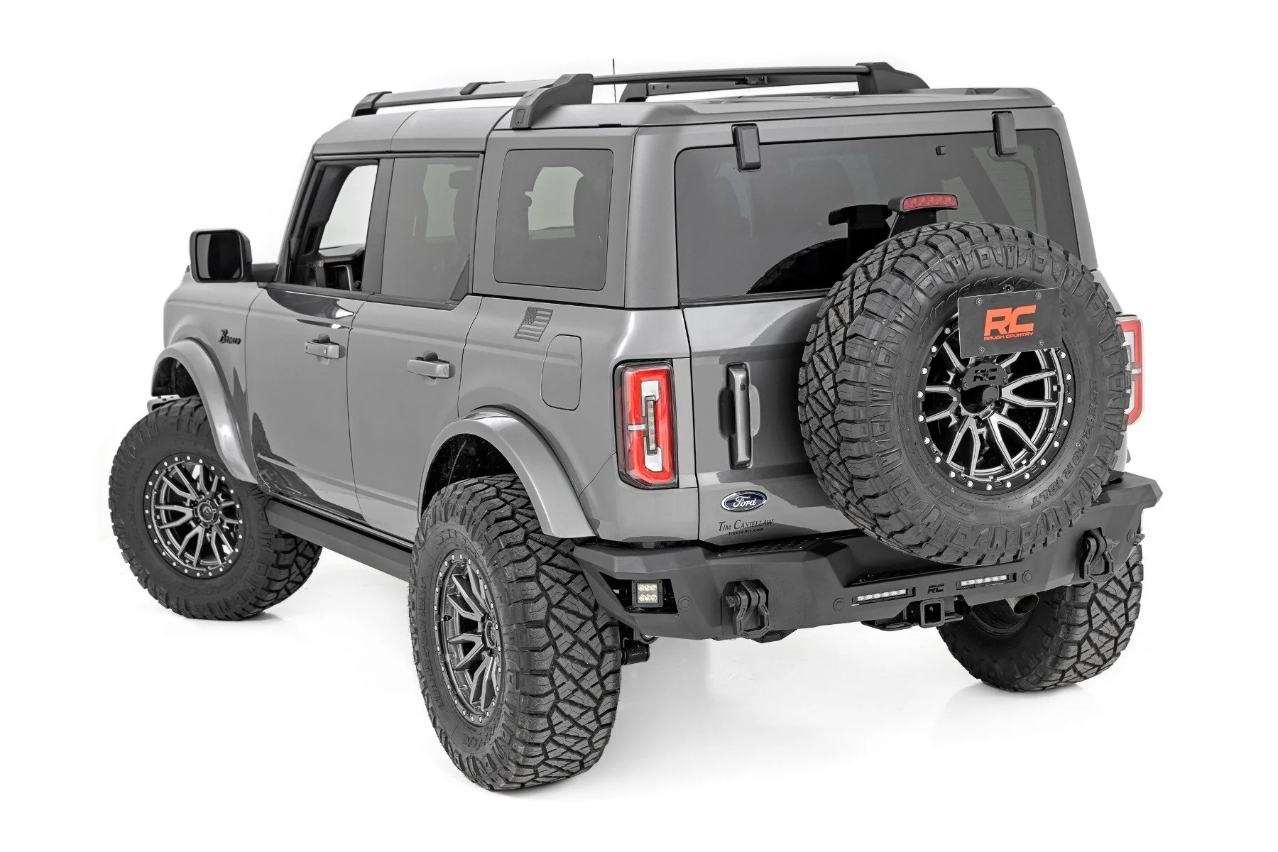 Rough Country Rear Bumper Black Series LED Flood Ford Bronco 2021-2022 51093 - Image 3