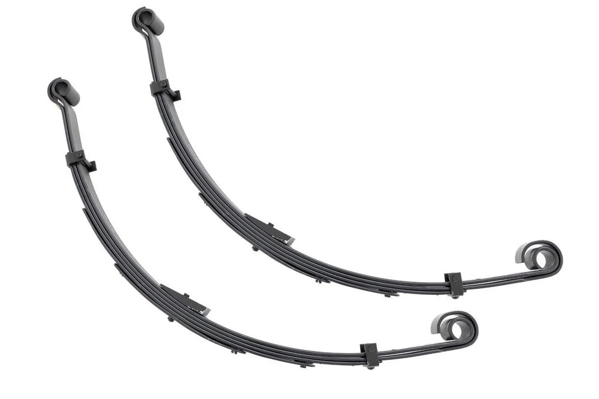 Rough Country Rear Leaf Springs For Jeep Wrangler YJ 6" Lift Pair 1987-1995 8016Kit