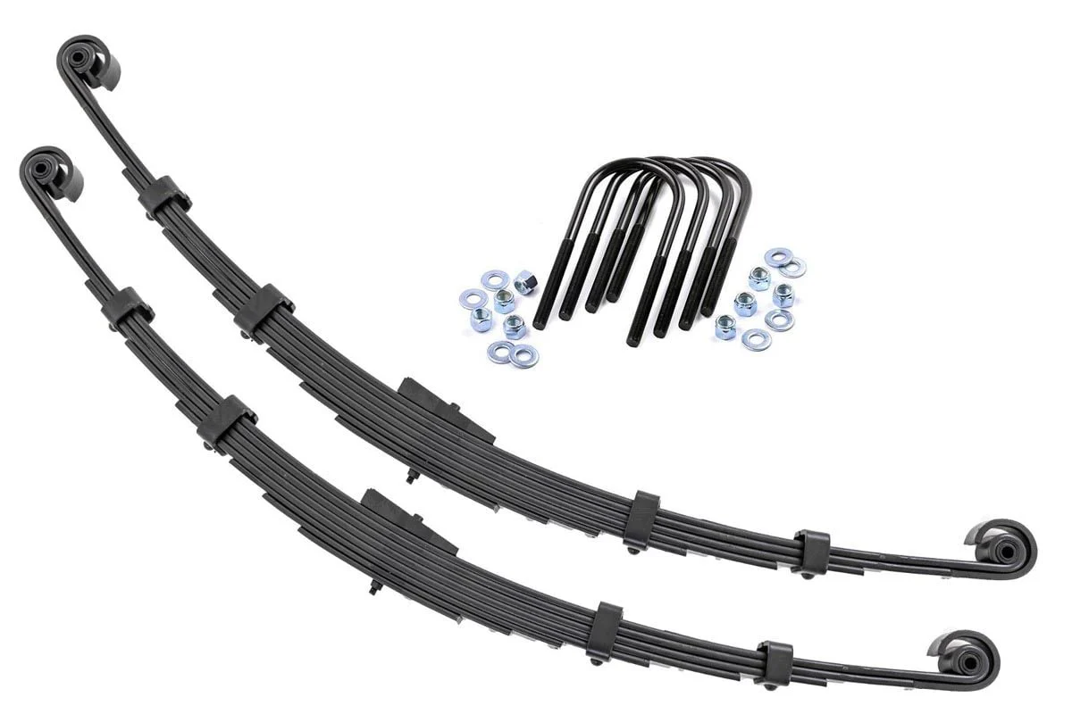 Rough Country Rear Leaf Springs For Jeep CJ 4wd 1959-1968 2.5" Lift Pair 8006Kit