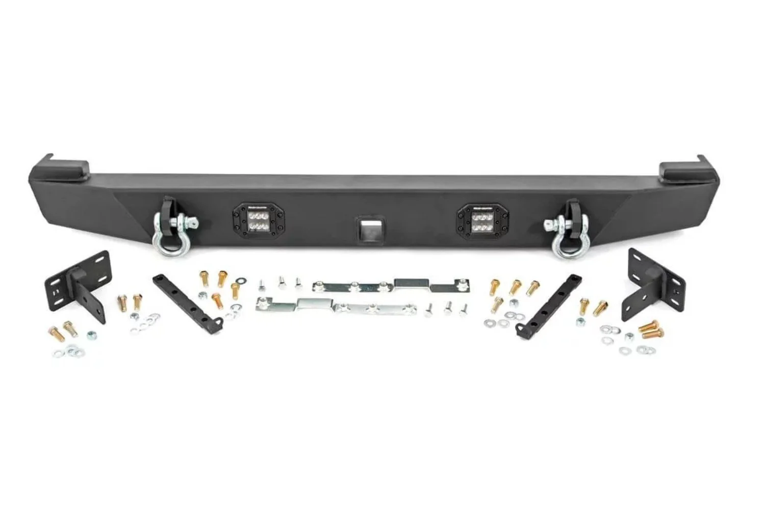 Rough Country Rear LED Bumper w/Lower QP Armor Jeep Cherokee XJ 97-01 110504-10571 - Image 5