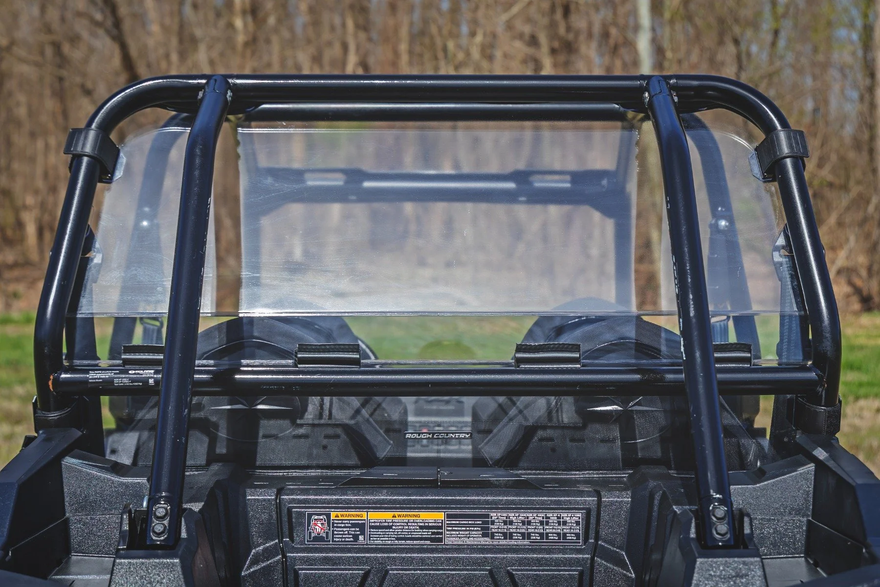 Rough Country Rear Panel | Scratch Resistant | Polaris RZR XP 1000 98142312 - Image 2