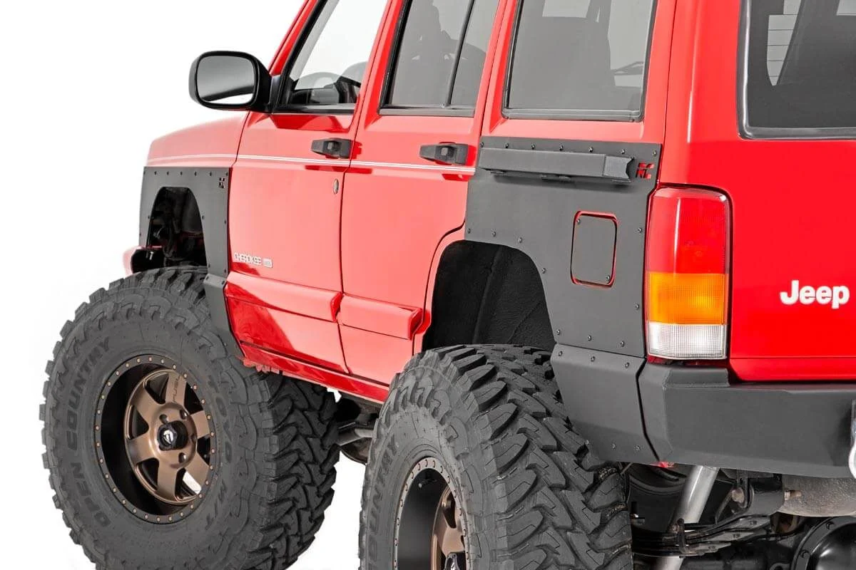 Rough Country Rear Upper and Lower Quarter Panel Armor 84-96 Cherokee XJ 10578 - Image 3