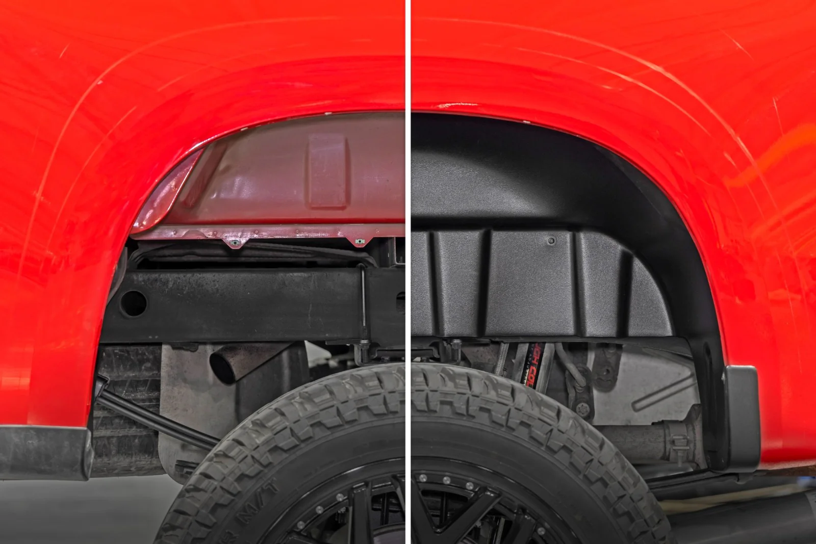 Rough Country Rear Wheel Well Liners Chevy Silverado 1500 2019-2024 4519A - Image 2