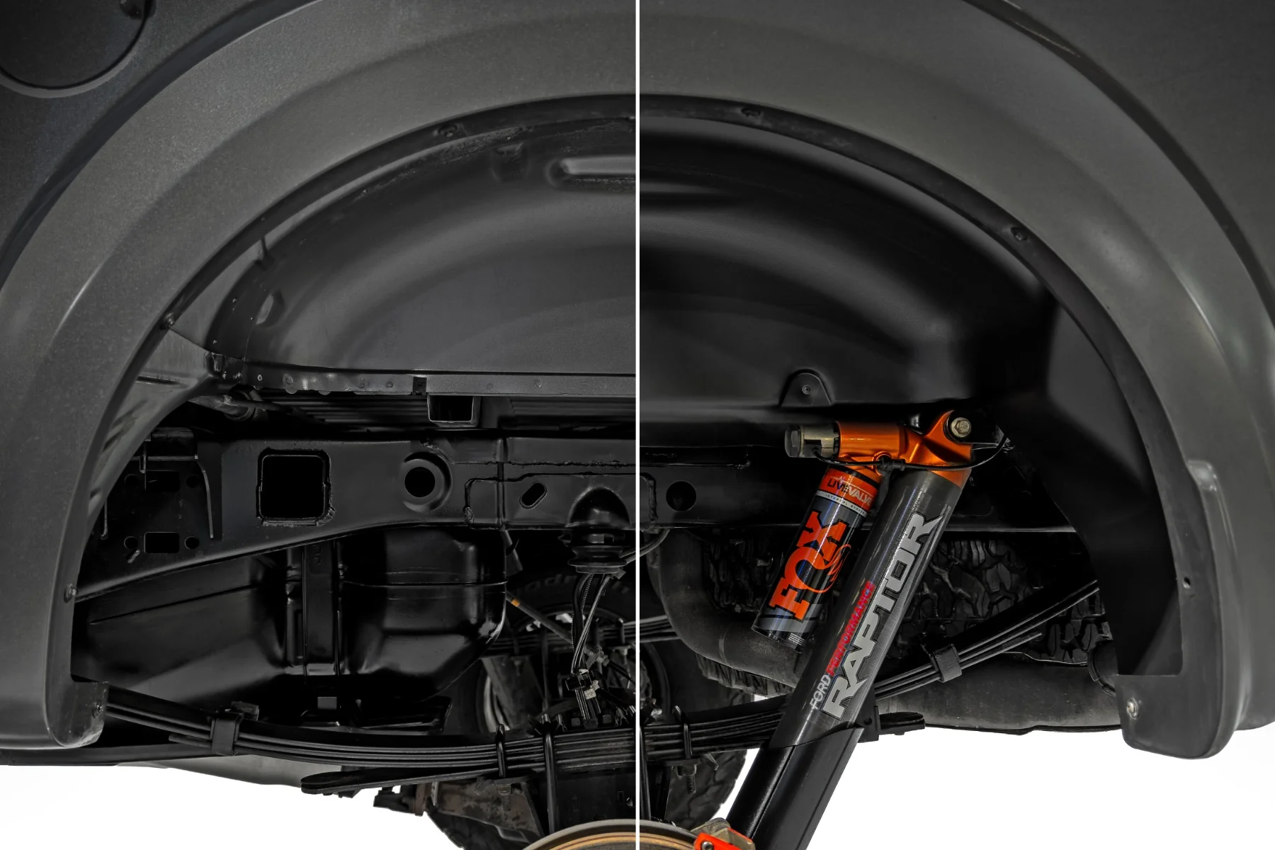 Rough Country Rear Wheel Well Liners | for Ford F-150 Raptor 4WD (2017-2020) 4524A - Image 2