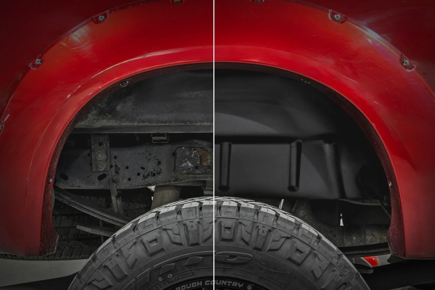 Rough Country Rear Wheel Well Liners | for Ford F-250/F-350 Super Duty 2WD/4WD (2009-2016) 4509A - Image 2