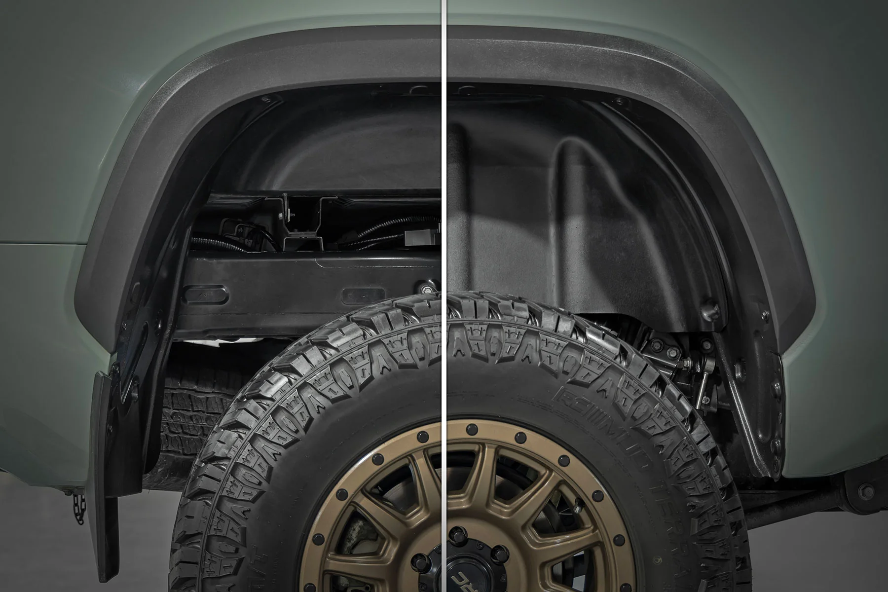 Rough Country Rear Wheel Well Liners Toyota Tundra 2022-2024 4610 - Image 2