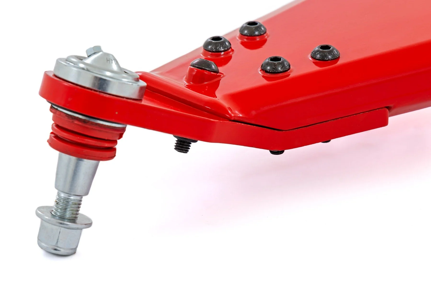 Rough Country Red Aluminum Control Arms 2" Forward Offset Polaris Ranger 21-24 93174RED - Image 5