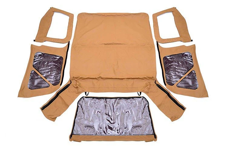 Rough Country Replacement Soft Top Spice 97-06 TJ Wrangler Half Steel Doors RC85350.70 - Image 2
