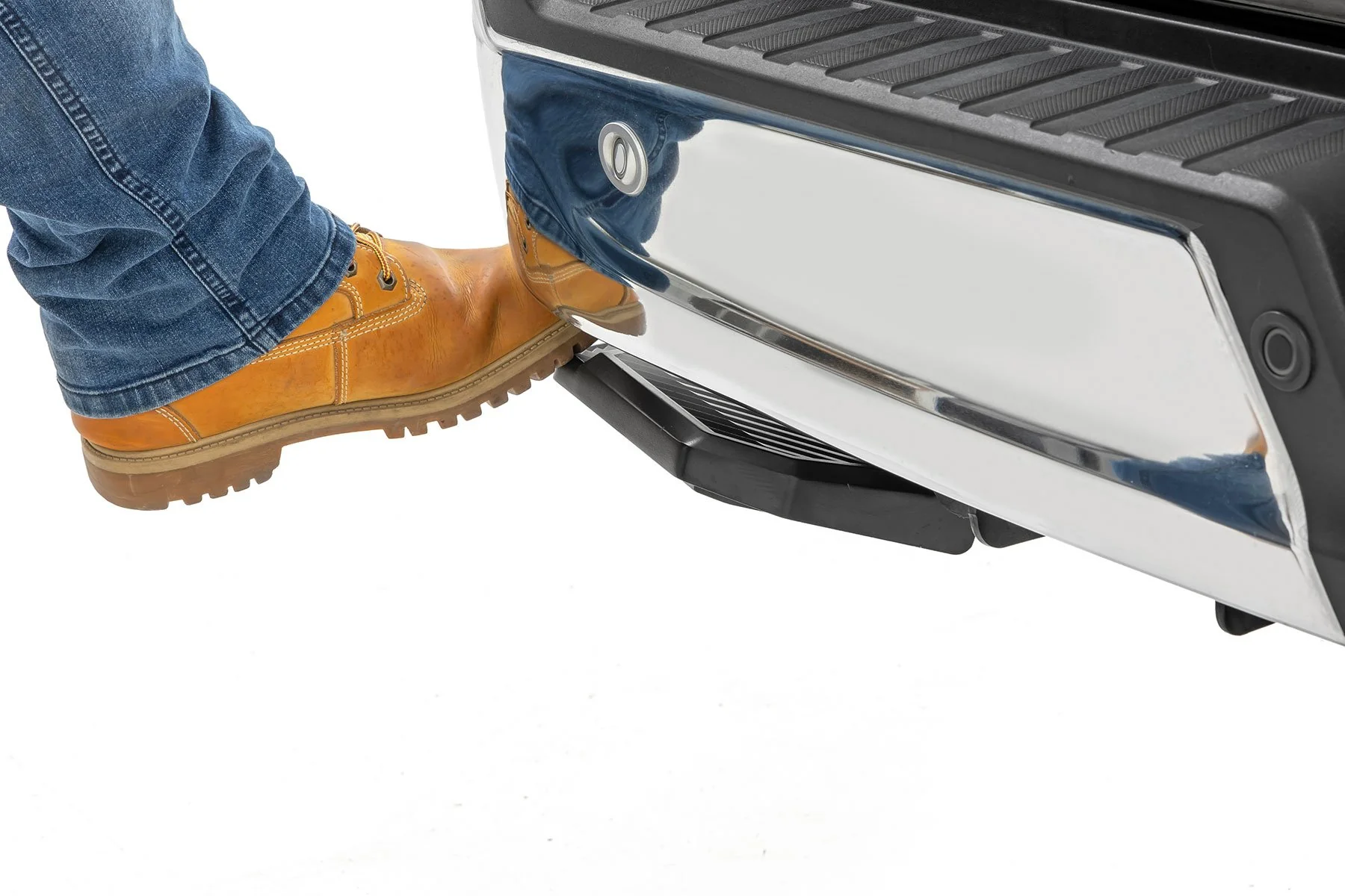 Rough Country Retractable Bed Step Manual Pull Ford F-150 2015-2020 PW044434 - Image 2