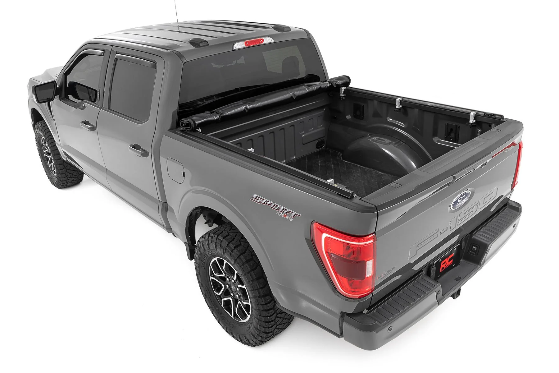 Rough Country Roll Up Bed Cover 6'7" Bed Ford F-150/Lightning/Raptor 15-23 42225650 - Image 6