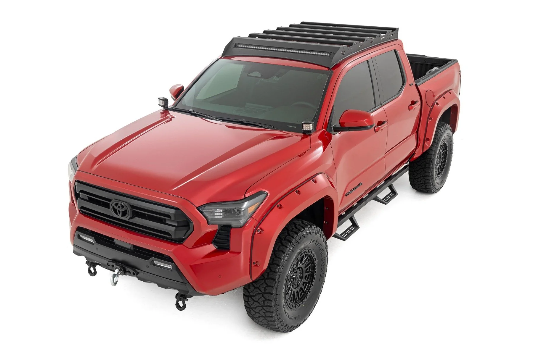 Rough Country Roof Rack 40" Black LED Toyota Tacoma 4WD 2024 72110 - Image 3