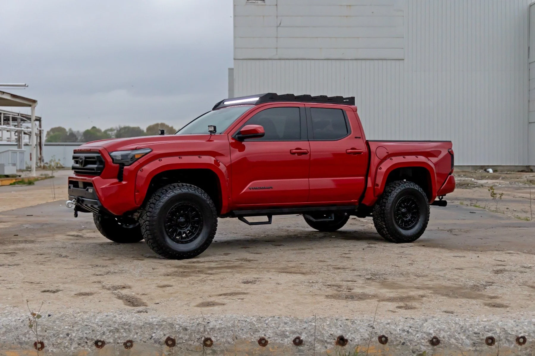 Rough Country Roof Rack 40" Black LED Toyota Tacoma 4WD 2024 72110 - Image 6