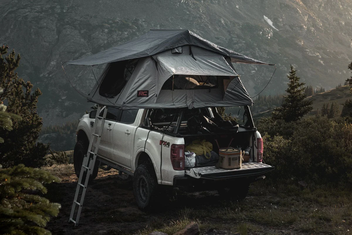 Rough Country Roof Top Tent Rack Mount 12 Volt Accessory & LED Light Kit 99050 - Image 5