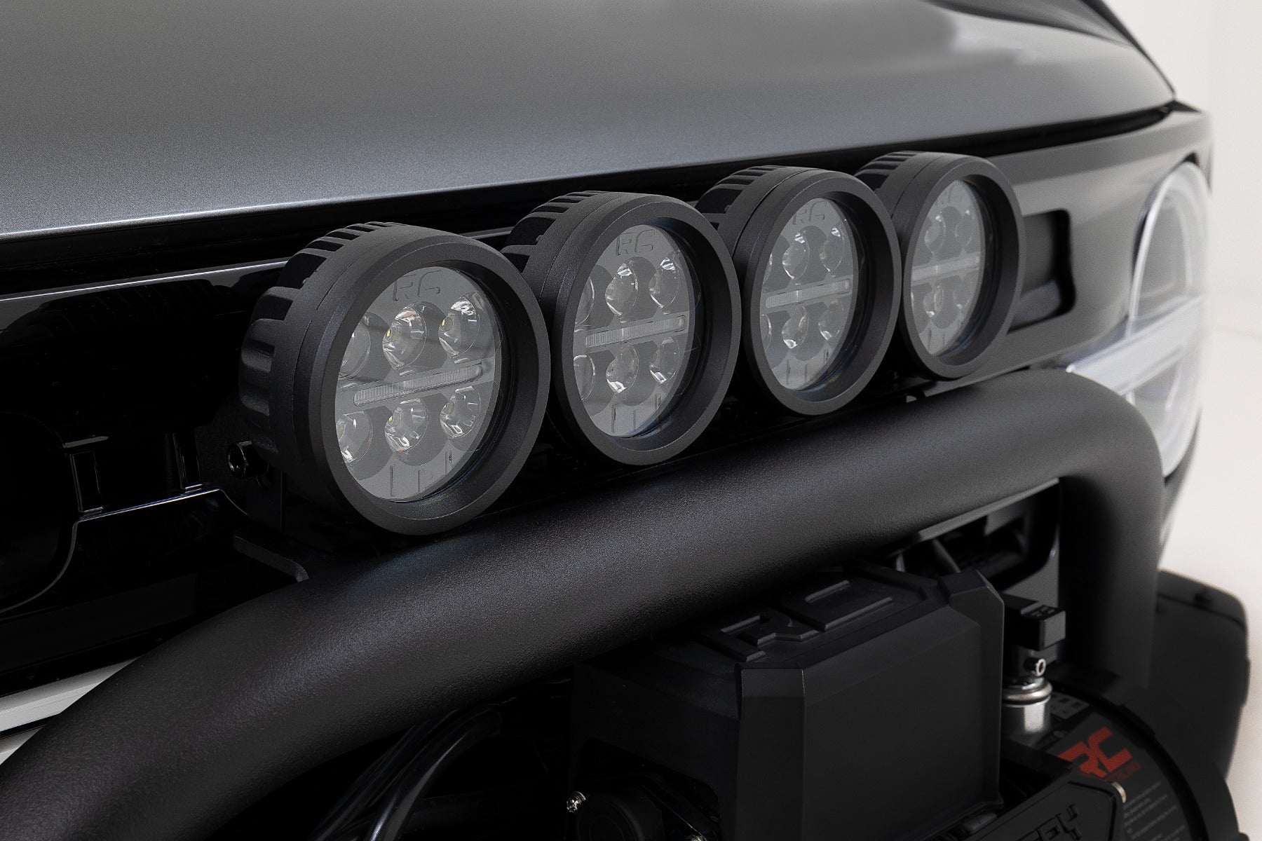 Safari Bar 3.5" Round LED OE Modular Steel Ford Bronco21-23 51111 - Image 4